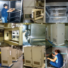 Heavy cabinets in production (from engineering to assembly)