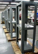 Transformer rack assemblies